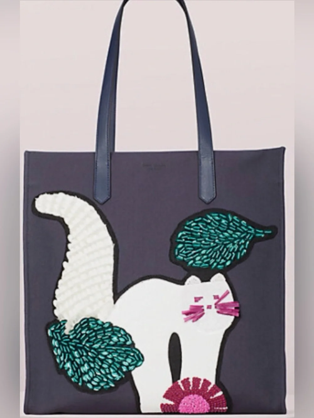 Kate Spade New York NWOT Kitt Embellished Extra Large North South Tote - Picture 3 of 9